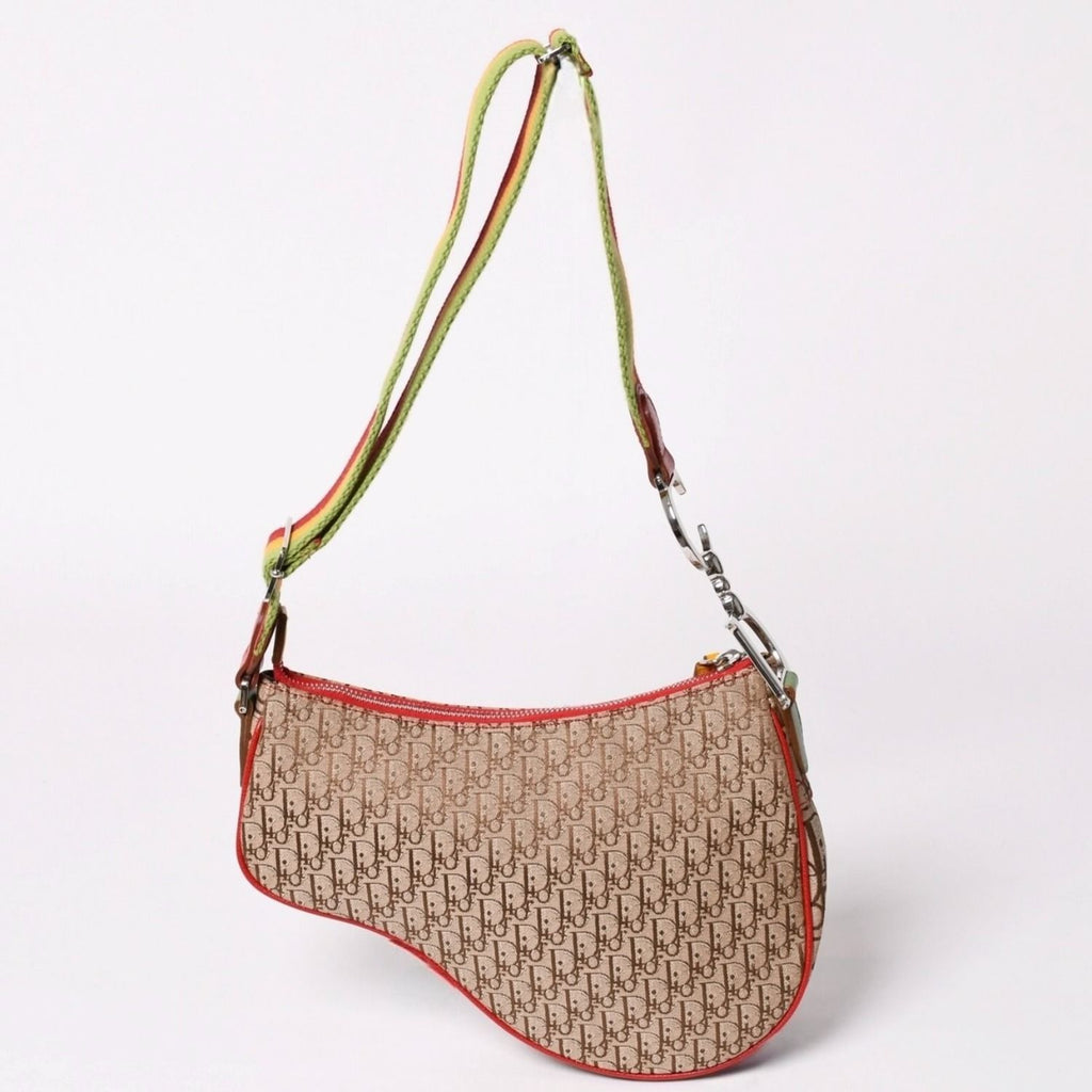 Dior Rasta Trotter Saddle Bag Galliano Era Color Silver — view 2