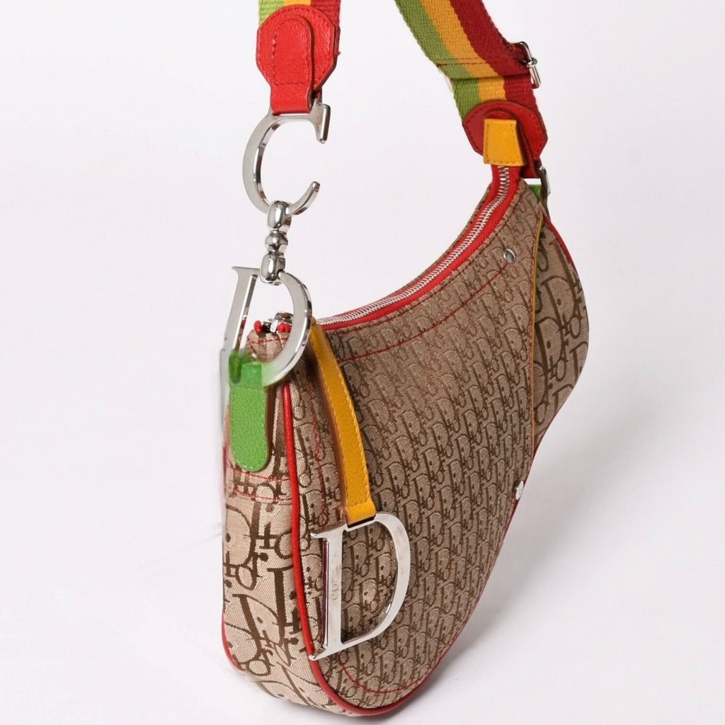 Dior Rasta Trotter Saddle Bag Galliano Era Color Silver — view 3