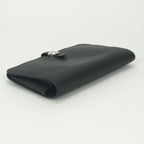 Hermes Dogon GM Duo Wallet Togo Noir Black Silver Coin Purse — view 3