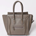 Celine Bag Luggage Micro Slim Gray Handbag Hedi Slimane