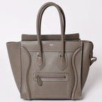 Celine Bag Luggage Micro Slim Gray Handbag Hedi Slimane