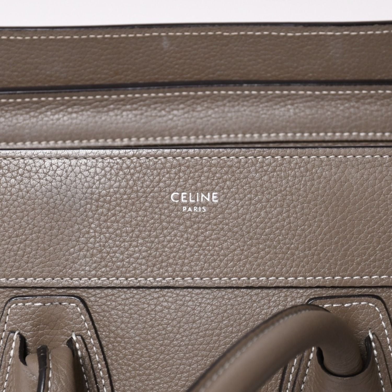 Celine Bag Luggage Micro Slim Gray Handbag Hedi Slimane — view 6