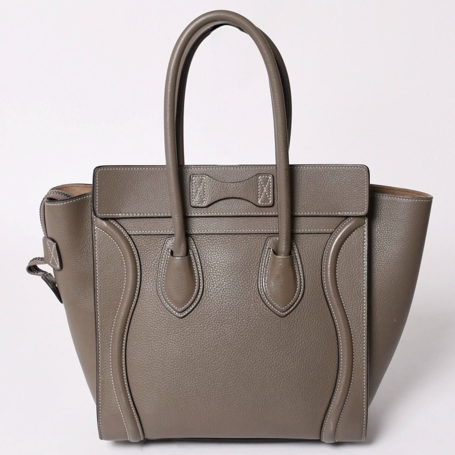 Celine Bag Luggage Micro Slim Gray Handbag Hedi Slimane — view 2