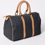 Dior Trotter Handbag Denim 35 Boston Gold — view 3
