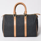 Dior Trotter Handbag Denim 35 Boston Gold — view 2