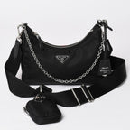 Prada Hobo Nylon Black