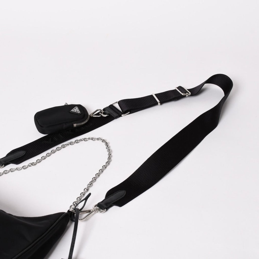 Prada Hobo Nylon Black — view 7