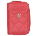 Chanel CC Logo Caviar Leather Coin Case