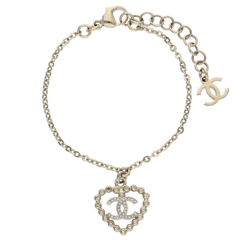 Chanel Rhinestone Decoration Coco Motif Bracelet