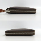 Hermes Azap Long Silk in Mocha Color Zip Around Wallet — view 4