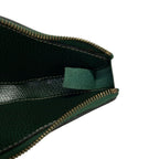 Celine Case Dark Green Beige Leaf Leather Shoulder — view 6