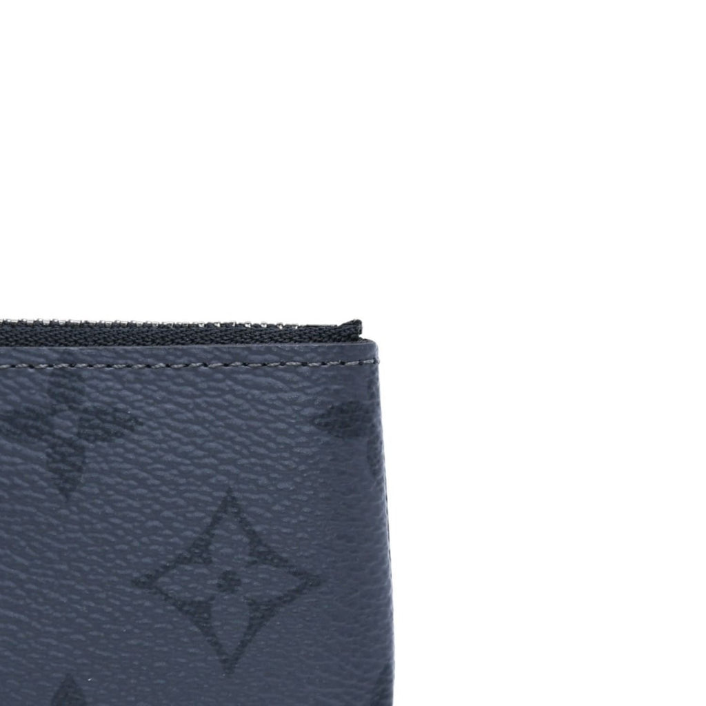 Louis Vuitton Pochette Cles Coin Purse Monogram Eclipse Black — view 7