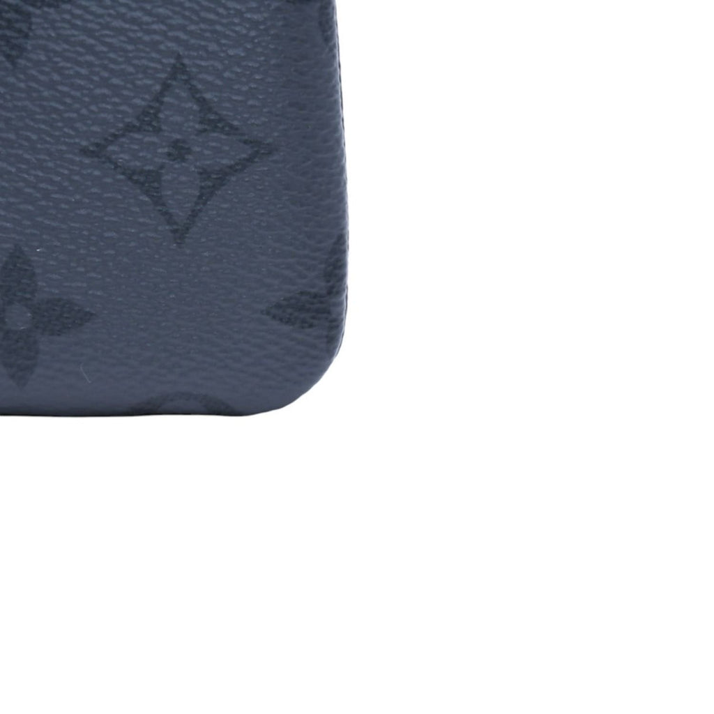 Louis Vuitton Pochette Cles Coin Purse Monogram Eclipse Black — view 8