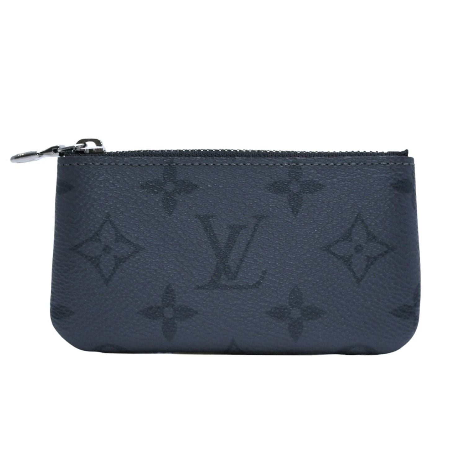 Louis Vuitton Pochette Cles Coin Purse Monogram Eclipse Black — view 2