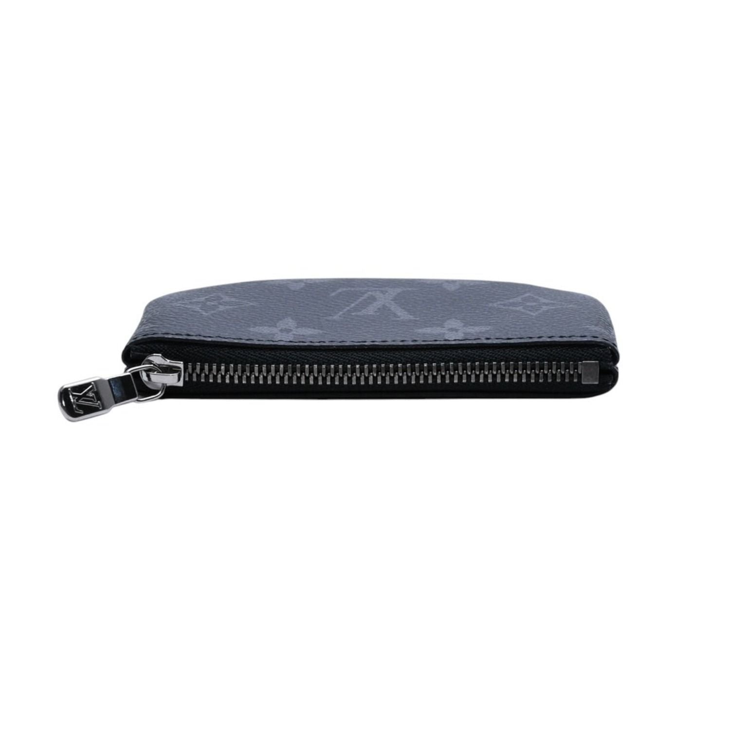 Louis Vuitton Pochette Cles Coin Purse Monogram Eclipse Black — view 6