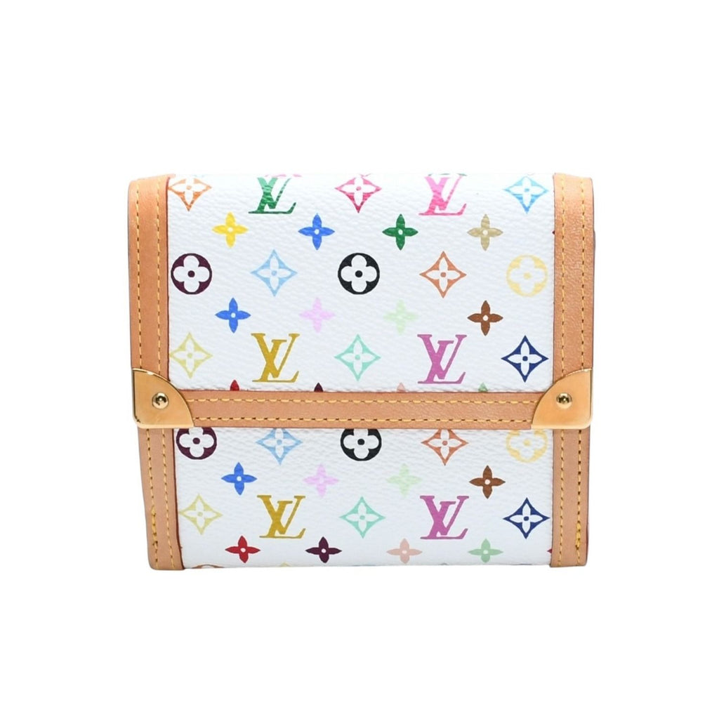 Louis Vuitton Wallet Porte Monnaie Billets Cartes Credit Monogram Multicolor