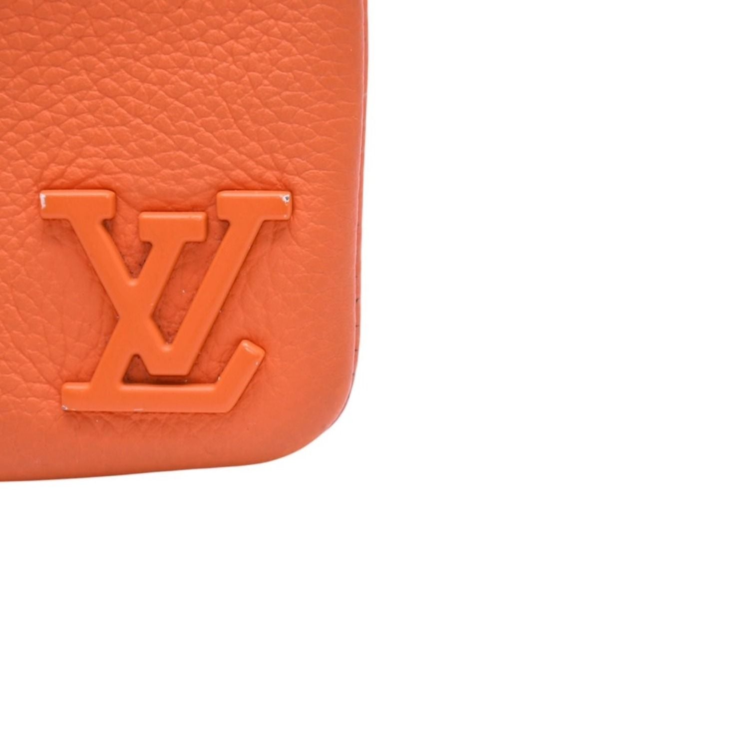 Louis Vuitton Wallet Pochette Cles Volcano Aerogram Orange — view 6
