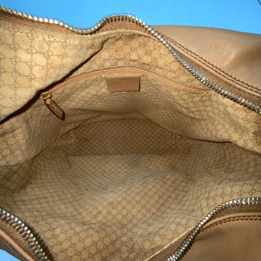 Gucci Handbag Shoulder Leather Beige Travel — view 8