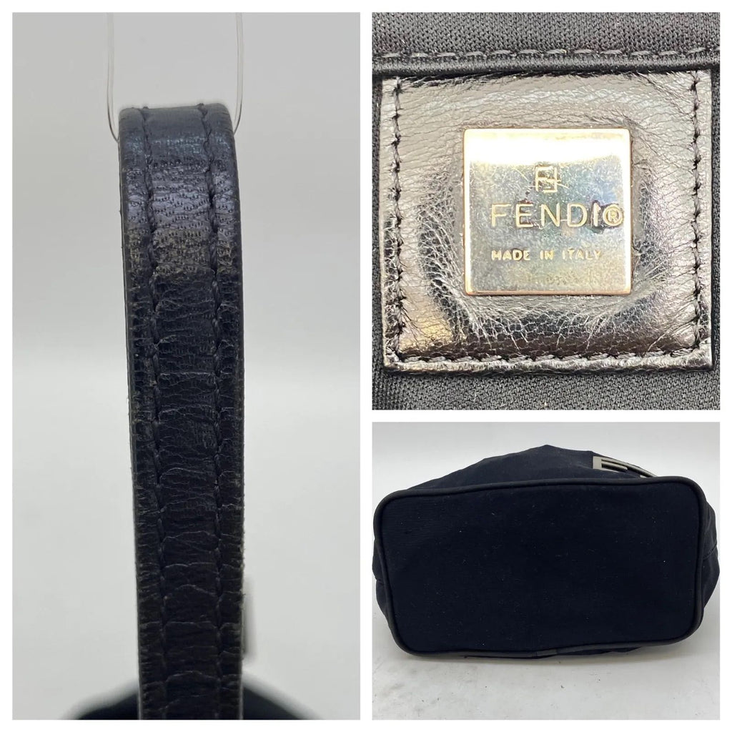 Fendi Handbag Pouch Black Travel Business — view 4