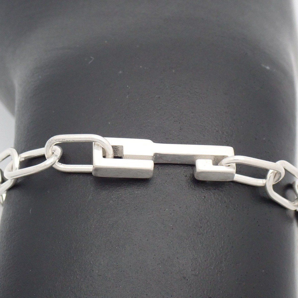 Gucci Key Motif Chain Bracelet 925 Sterling Silver Pawn — view 5