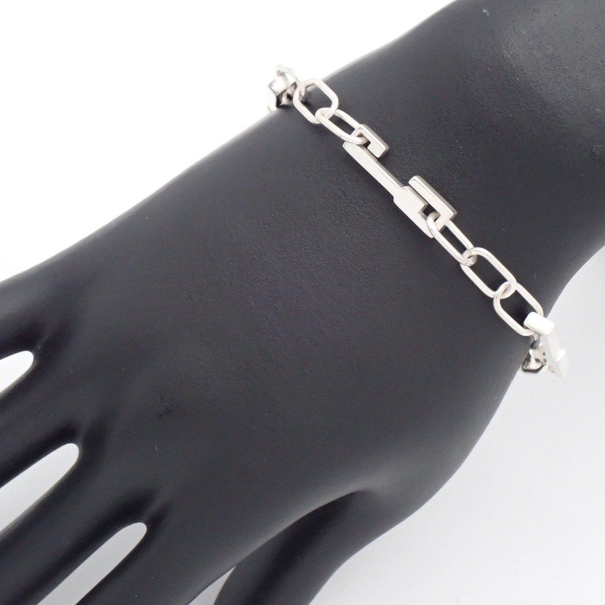 Gucci Key Motif Chain Bracelet 925 Sterling Silver Pawn — view 6