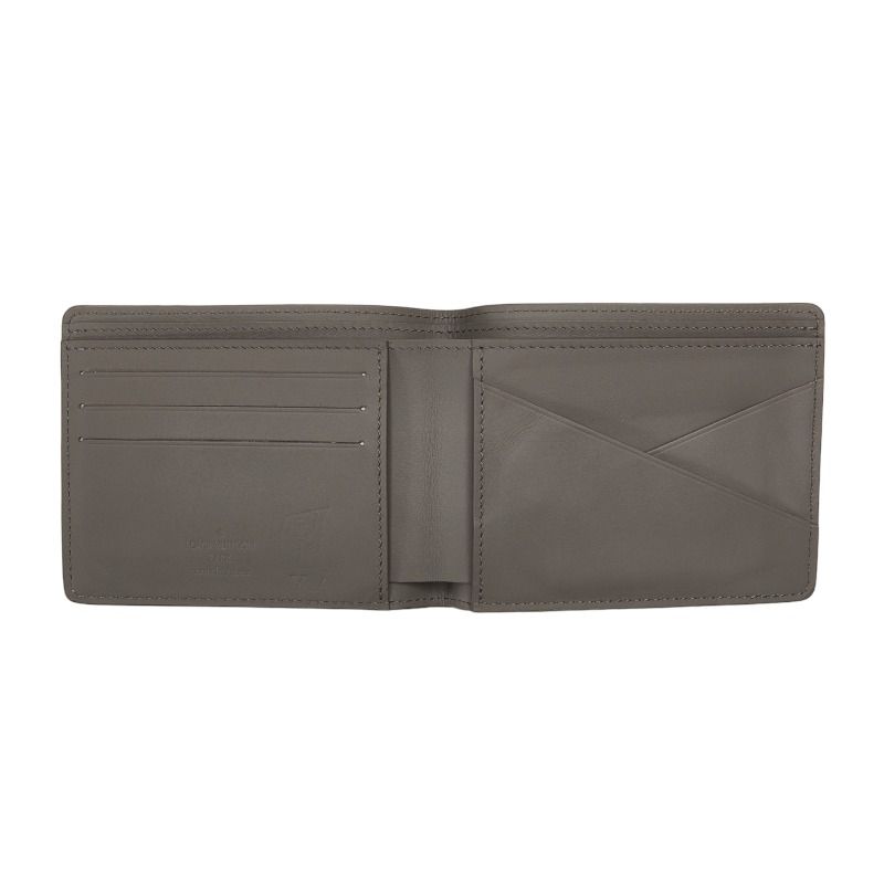 Louis Vuitton Aerogram Portefeuille Multiple Card Case Bifold Wallet Gray — view 8