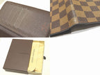 Louis Vuitton Billfold Yes Card Holder Cles Wallet Damier Ebene Brown — view 3