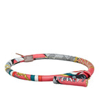 Hermes Brides de Soie Choker Necklace Pink Multicolor Silk