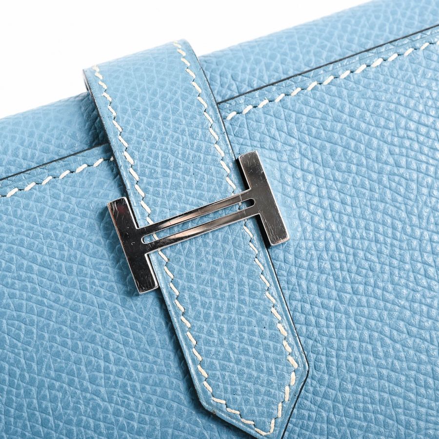 Hermes Wallet Bearn Blue — view 9