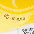 Hermes Scarf Twilly Scarves Yellow — view 4