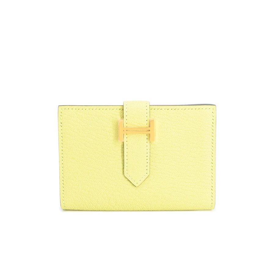 Hermes Card Case Card Holders Silver