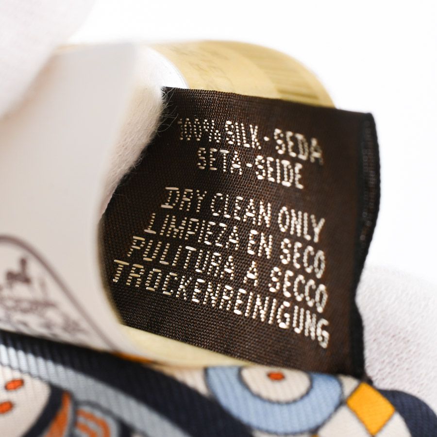 Hermes Scarf Twilly Scarves Cream — view 6