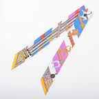 Hermes Scarf Twilly Scarves Blue — view 2