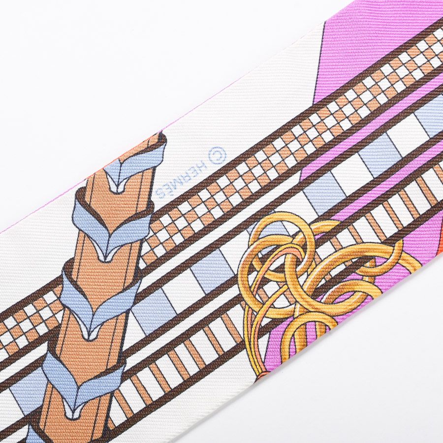 Hermes Scarf Twilly Scarves Blue — view 4