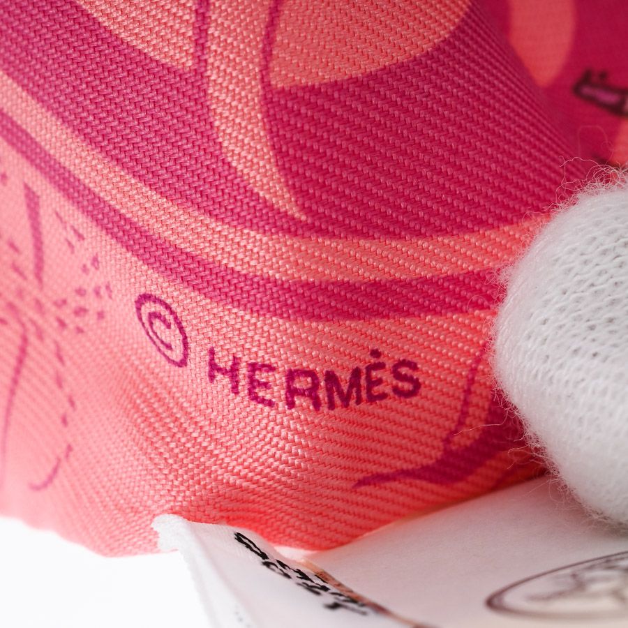 Hermes Scarf Twilly Scarves Pink — view 4