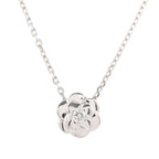 Chanel Necklace Camellia White Gold
