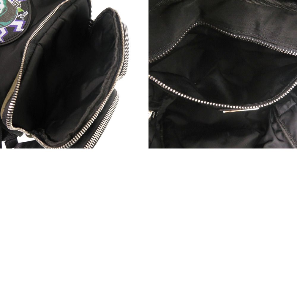 Prada Frankenstein Universal Collaboration Nylon Black Backpack — view 8