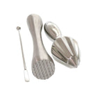 Bottega Veneta Barstool Squeezer Pestle Bar Set Stainless Steel Silver Shoulder — view 4