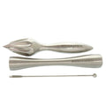 Bottega Veneta Barstool Squeezer Pestle Bar Set Stainless Steel Silver Shoulder