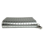 Dior Micro Cannage Card Case Patent Silver Square Octagon — view 5