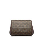 Louis Vuitton Monogram Fold Tote 2-Way Shoulder Bag Wine Red Leather — view 5