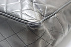 Chanel 0 Quilted GD Leather Chain Tote — view 6