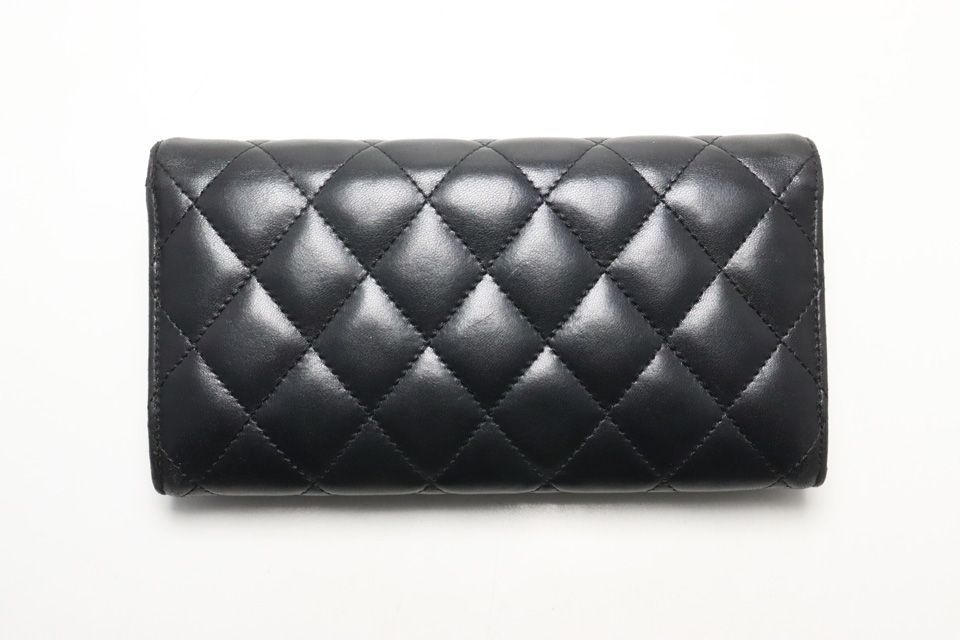Chanel Quilted GD Leather Bifold Wallet — view 2
