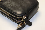 Chanel Lucky Flower GD Leather Zip Around Wallet — view 4