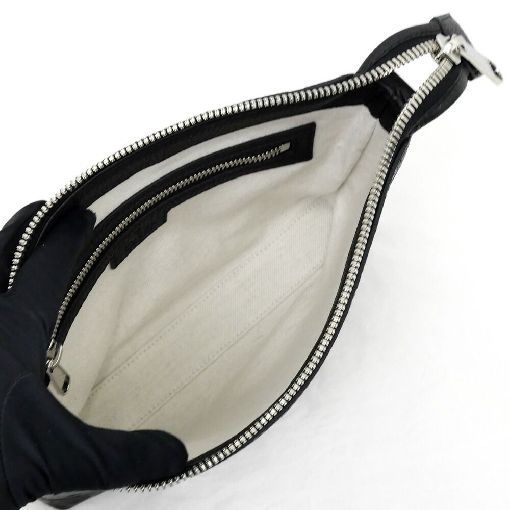 Gucci Bag Small Messenger Black Jumbo GG Leather Mini — view 6