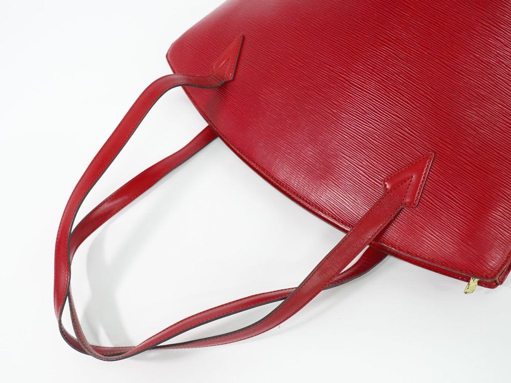 Louis Vuitton LV Saint Jacques Shopping Epi Leather Shoulder Bag Tote Castilian — view 4