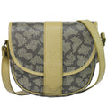 Saint Laurent YSL Giraffe Pattern Shoulder Bag Pochette Gray Beige