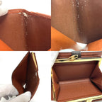 Louis Vuitton Bifold Wallet Porte-Monnaie Viet Viennois Monogram Canvas Brown — view 7