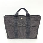 Hermes Handbag Her Line Canvas Gray