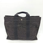 Hermes Handbag Her Line Canvas Gray — view 2